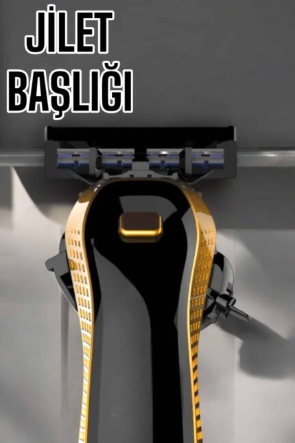Çift Başlıklı Jilet Tıraş Makinesi Taşınabilir Suya Dayanıklı Sinek Kaydı